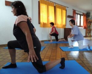 Le chevalier servant-Yvette Clouet- Posture de Yoga Habiter Son Corps